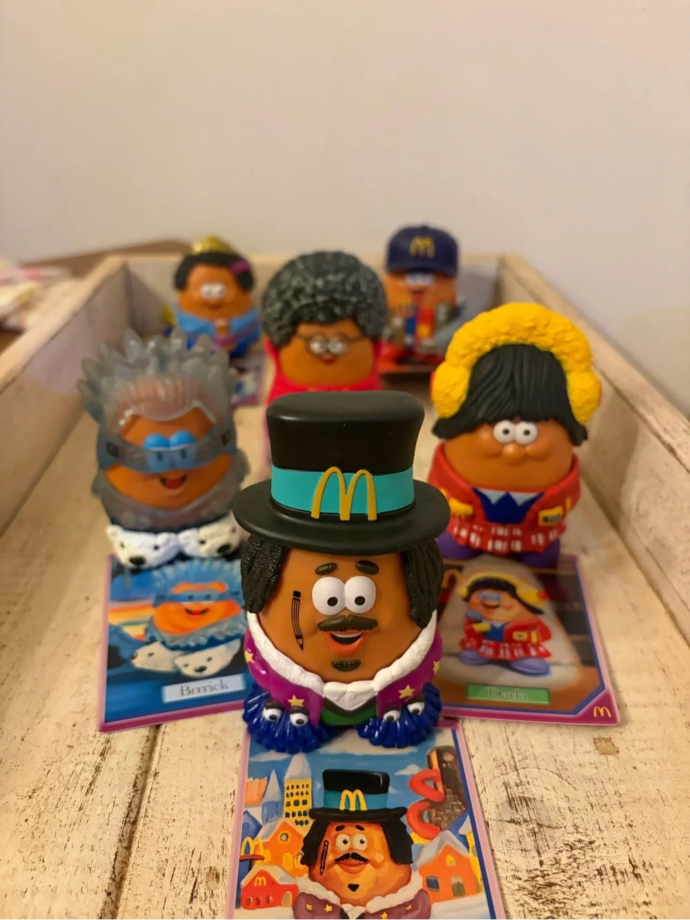 McDonald's McNugget Buddies Collectible Box Set - Blue & Yellow Packaging